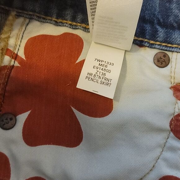 Lucky brand Y2k denim skirt size 26 - Picture 8 of 8